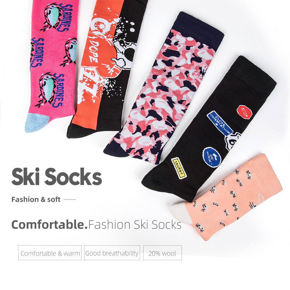 Wool Hiking Sock - Copozz Outdoor Sports Ski Socks High