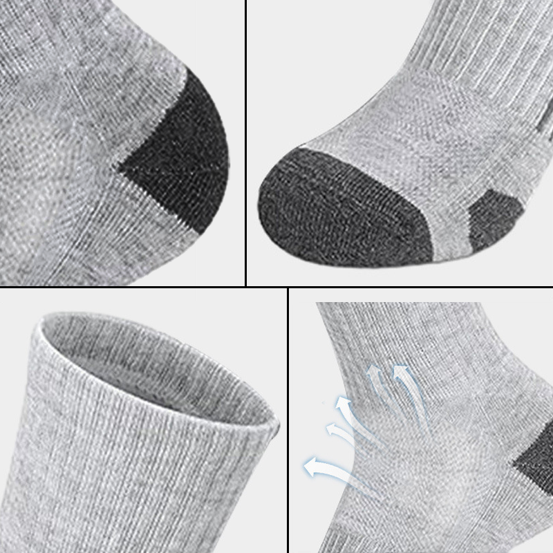 Men's 6 Pairs Pack High Perfor - مراجعة Cotton Crew Sock Pack وسعره