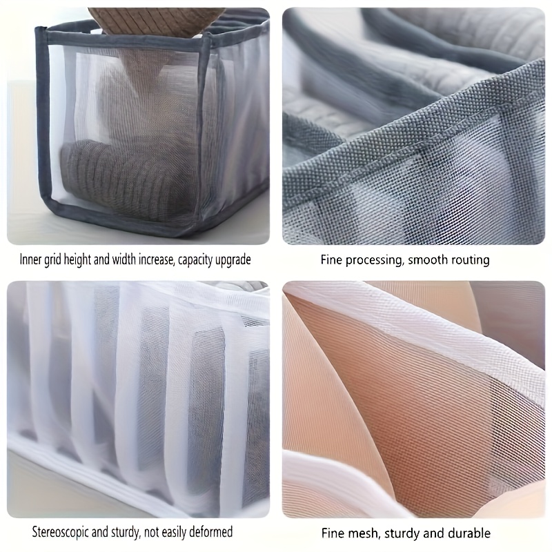7 Grids Underwear Drawer Organ - مراجعة Sock Organizer Tray وسعره