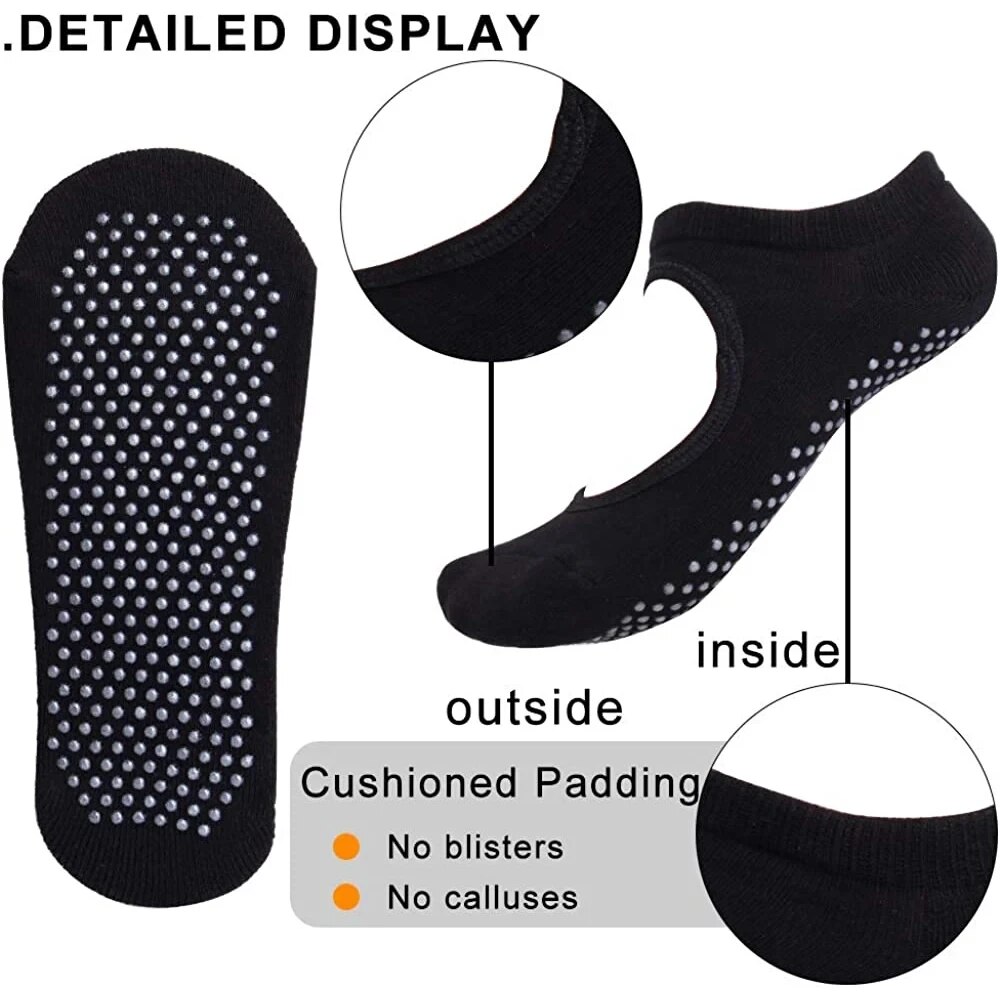 High Quality Women Yoga Socks  - مراجعة No Show Sock Women وسعره