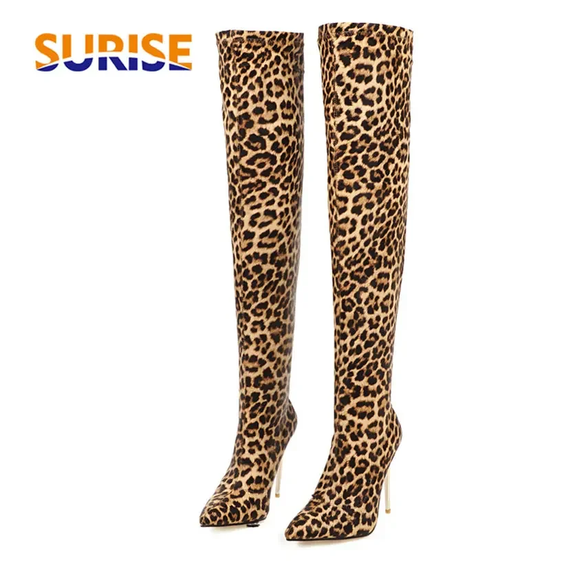 Plus Size Stretch Leopard Over - مراجعة No Show Sock Women وسعره