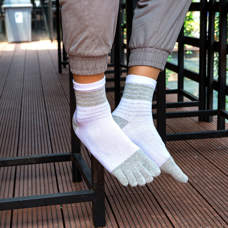 3/5 Pairs Men Five Toe Crew So - مراجعة Toe Sock Split وسعره