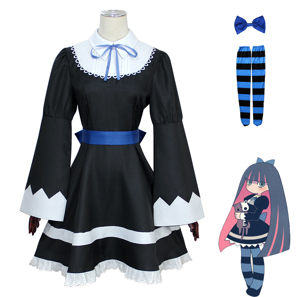 Anime Panty & Stocking with Ga - مراجعة Knee High Sock Women وسعره