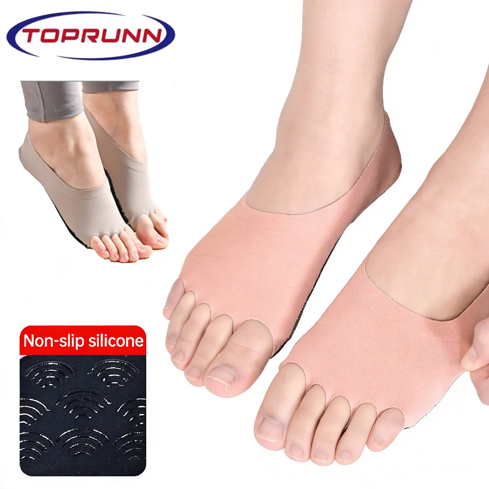 1Pair Toeless Yoga Socks for W - مراجعة Grip Sock Yoga وسعره