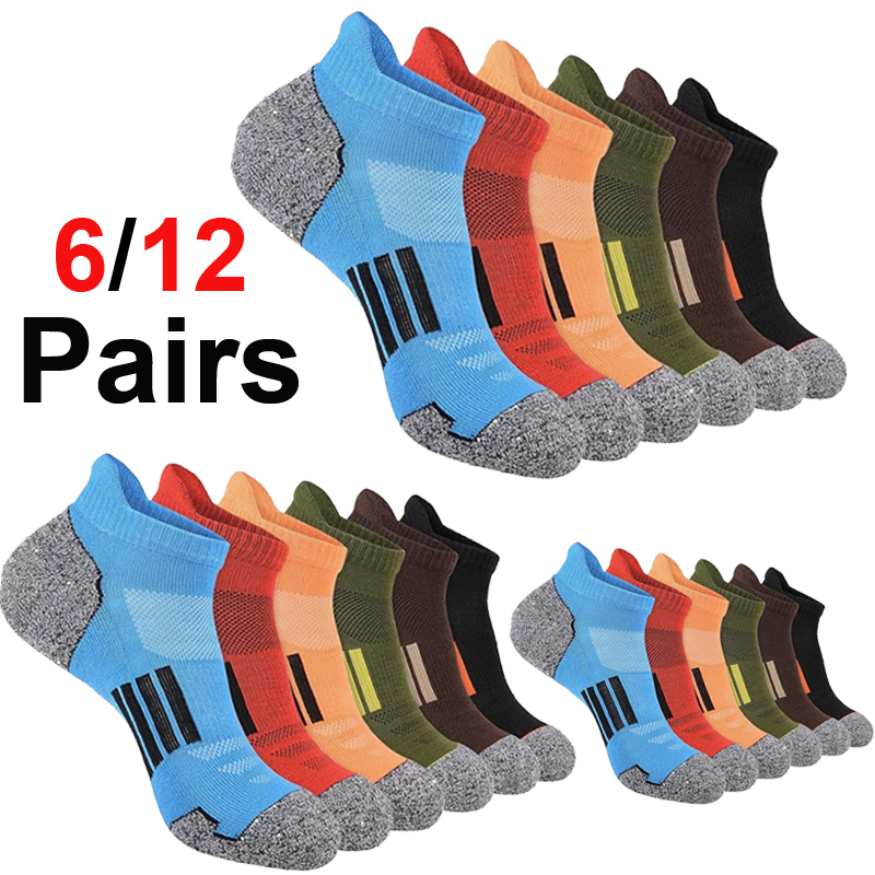 Men's Vibrant Multicolor Strip - مراجعة Ankle Sock Low Cut وسعره