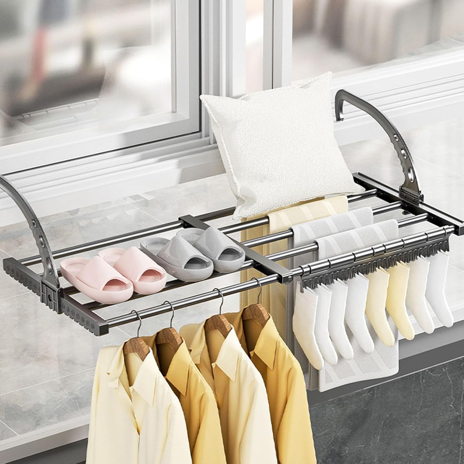 Heavy-Duty Foldable Radiator C - مراجعة Sock Organizer Tray وسعره