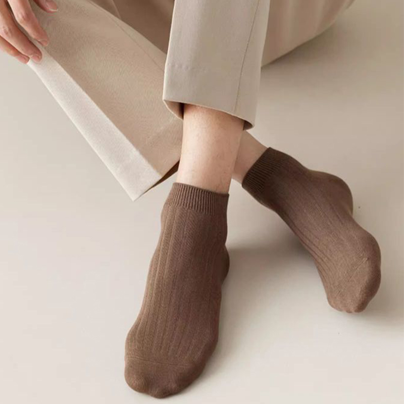 5Pairs Men's Simple Crew Socks - مراجعة Ankle Sock Low Cut وسعره