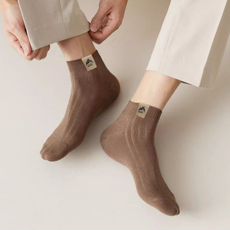 5Pairs Men's Simple Crew Socks - مراجعة Ankle Sock Low Cut وسعره