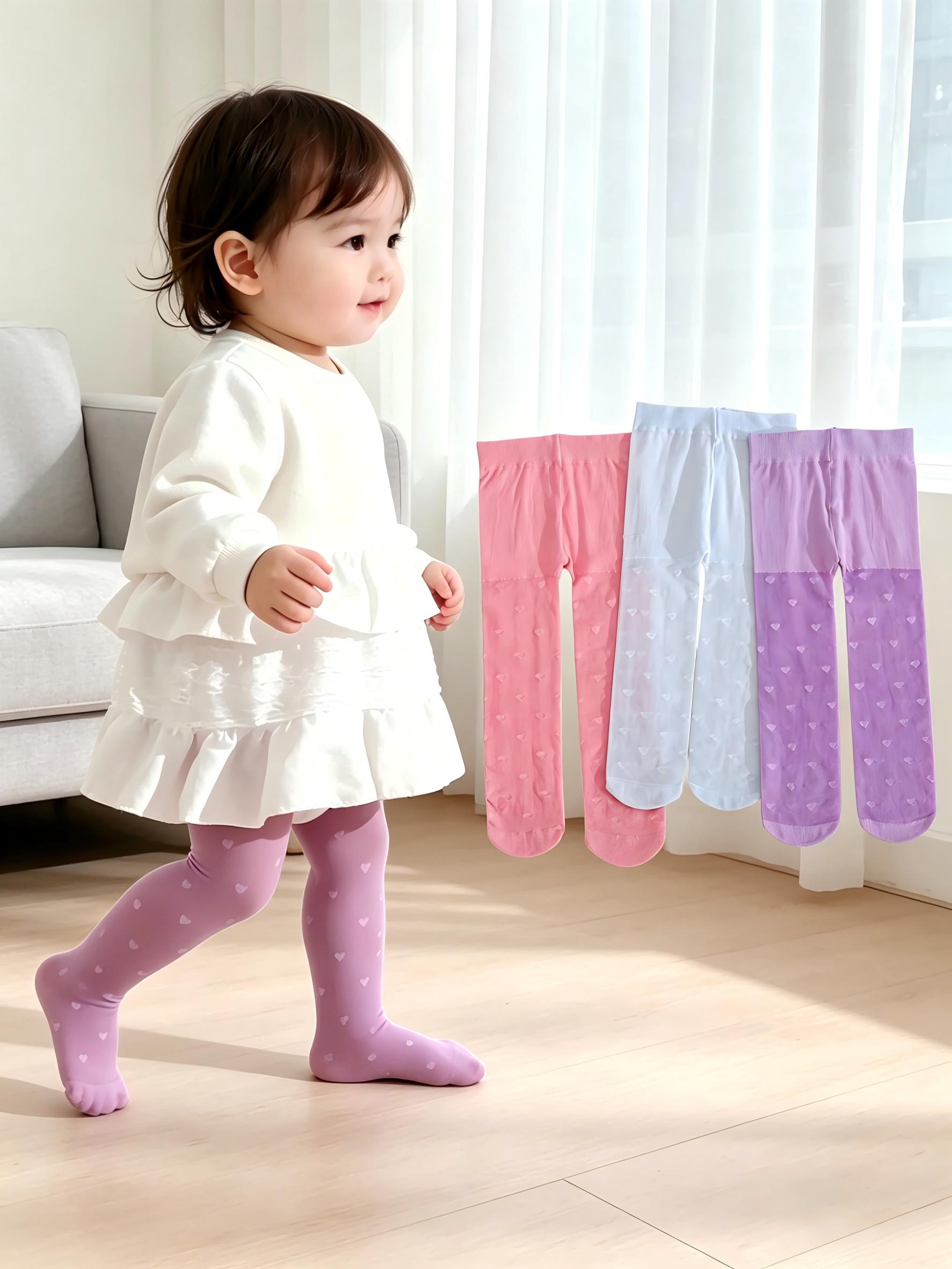 3 Pairs Toddler Girls Thin She - مراجعة Tights Pantyhose Sheer وسعره