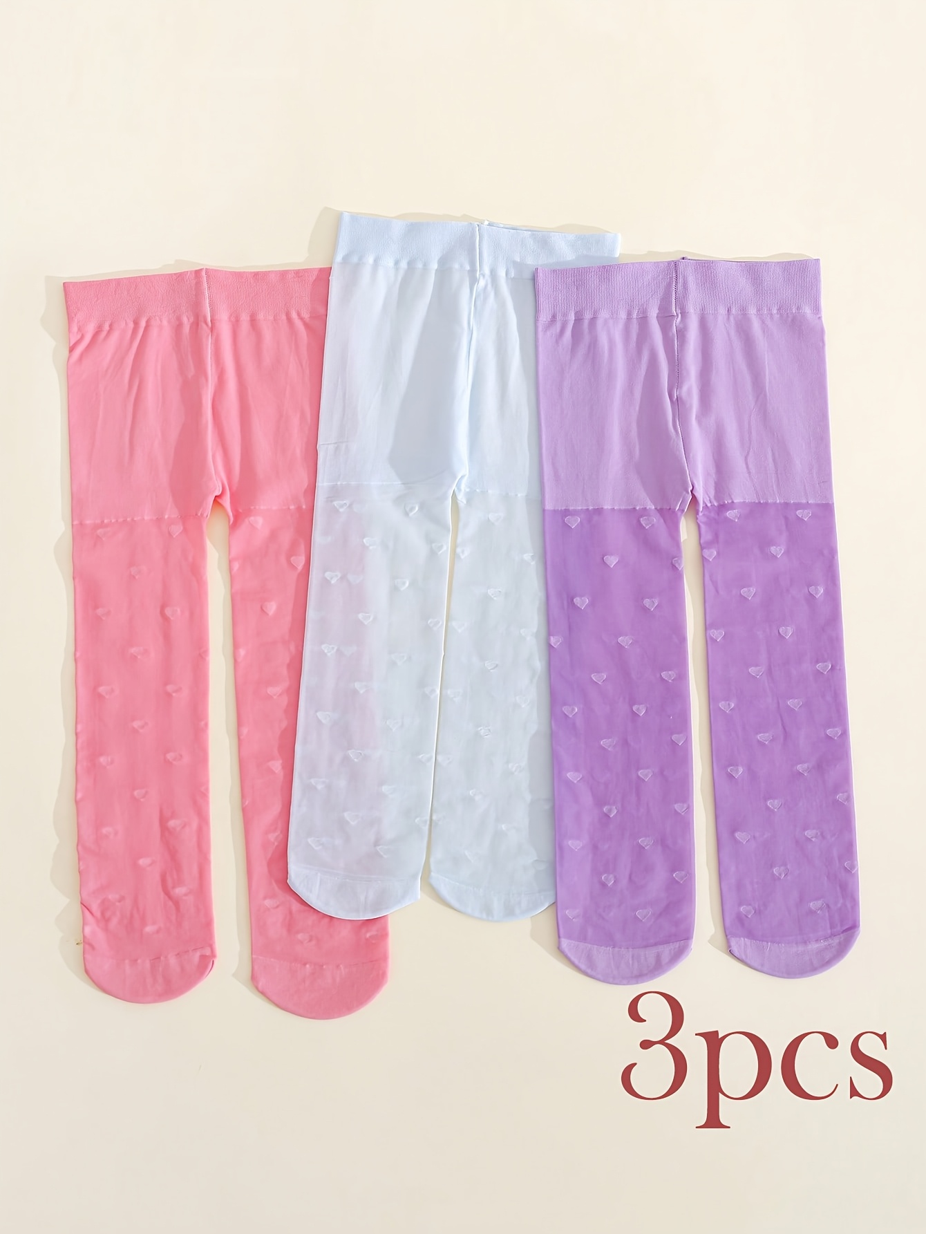 3 Pairs Toddler Girls Thin She - مراجعة Tights Pantyhose Sheer وسعره